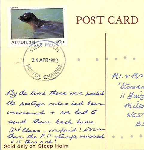 Steep holm island - gb, 40p