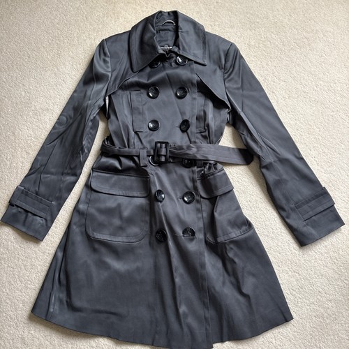 Vintage style grey trench coat - style,