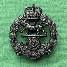 Scarce Anodised Royal Hampshire Regiment "J.R. Gaunt B'Ham" Military Cap Badge
