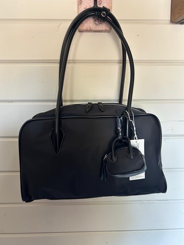 Faux leather bowler - faux,