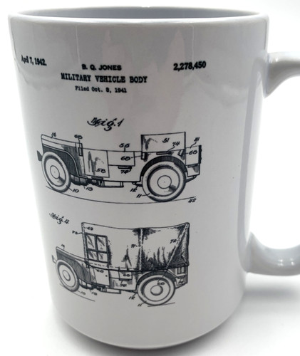 Jeep coffee mug jones - coffee,