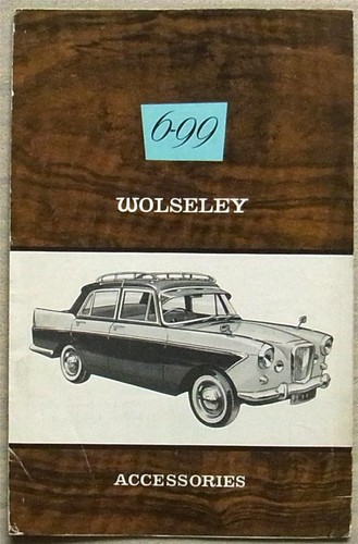 Wolseley accessories car - wolseley,