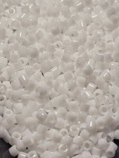 White Miyuki Delica Beads 11/0