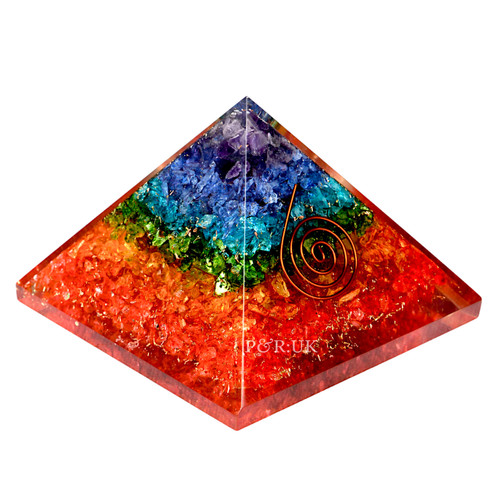 Chakra orgone pyramid - orgone,