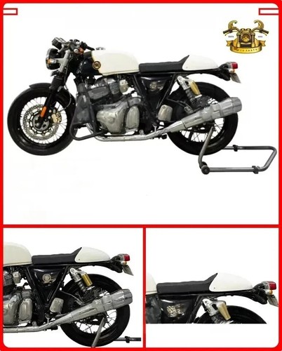 Cafe racer seat with white - seat,