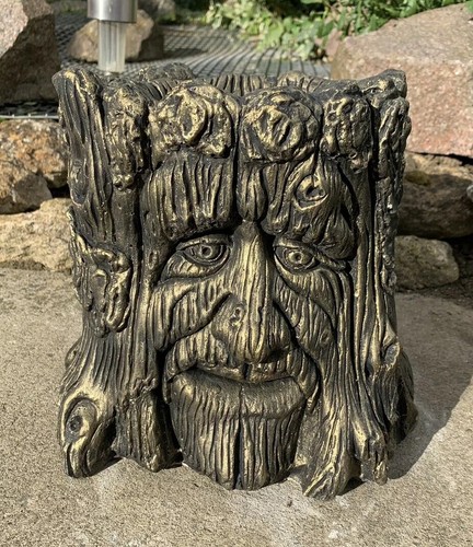 Stone garden tree green - green, man