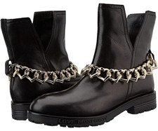 Love Moschino boots Precollezione Primavera 2022 size 40/7UK - leather, bit big