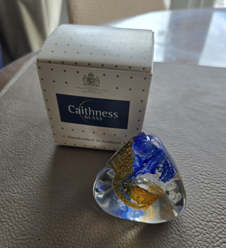 Caithness glass paperweight - ​caithness,