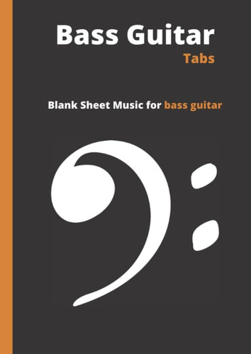 Bass guitar tabs blank sheet - bass,