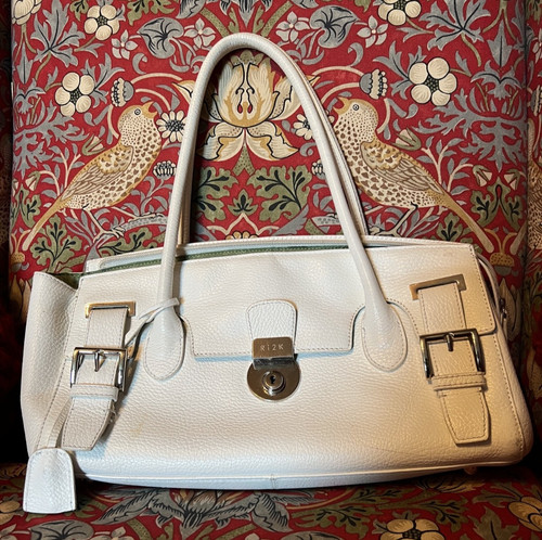 Ri2k white leather grab handle - ri2k,