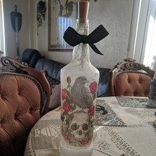 12" Tall Handcrafted Decoupage
