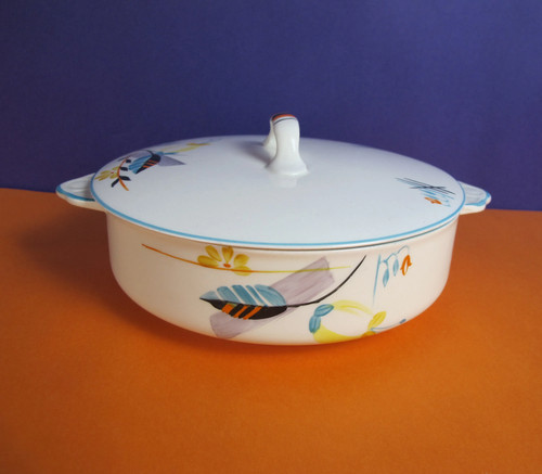 Grays pottery lidded serving - pottery,