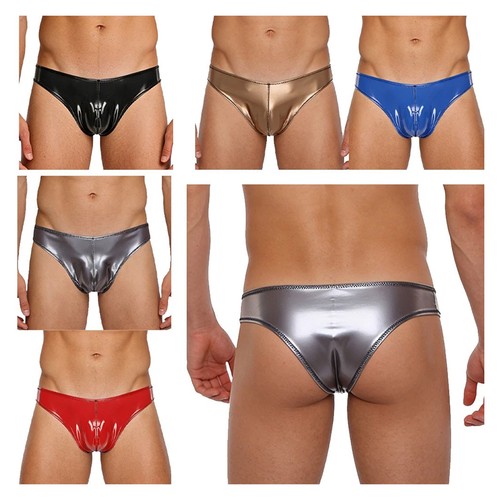 Men wet look faux - men,