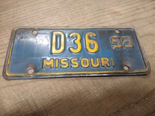 Vtg 1959 Missouri Motorcycle