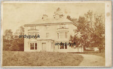CDV ORMISTON HOUSE HAWICK SCOTLAND COUNTRY HOUSE ANTIQUE PHOTO VICTORIAN