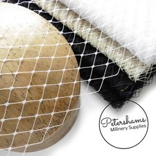 English Merry Widow Veiling 30cm (12 inch) Width for Millinery - 1m, 4 Colours!