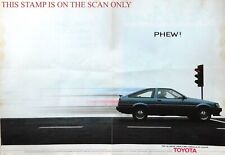 TOYOTA 'Corolla' 16v Twin-Cam GT Coupe Motor Car ADVERT #2 1984 Print Ad 707/187
