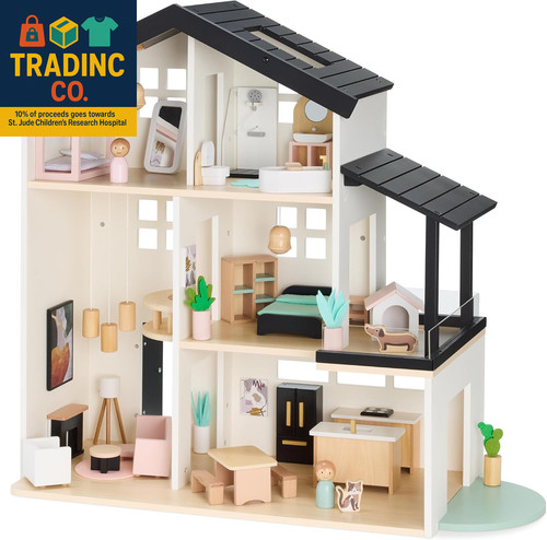 Pretend play wooden doll - pretend,