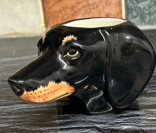 Quail ceramics face - face, cup