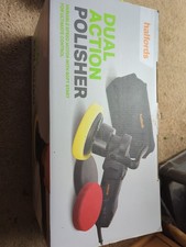 Halfords Dual Action Car Polisher Never Used with Accessories In Original Box