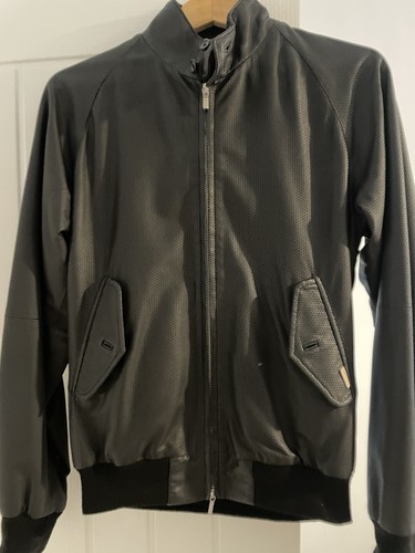 Baracuta leather harrington - baracuta,