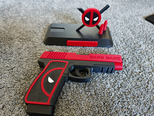 Marvel deadpool red black - red,