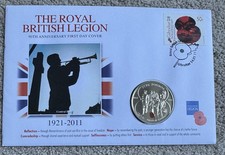 2011 Jersey £5 In FDC. 90th Anniversary Of Royal British Legion - Central Band.