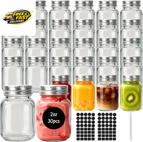 Glass mason jars - 2,