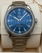 *Box/Papers* Omega Railmaster Gents Watch 40mm Blue Steel 220.10.40.20.03.001