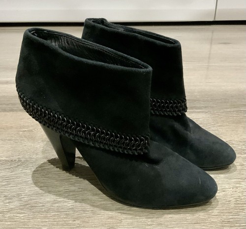 Ash black suede - suede, over