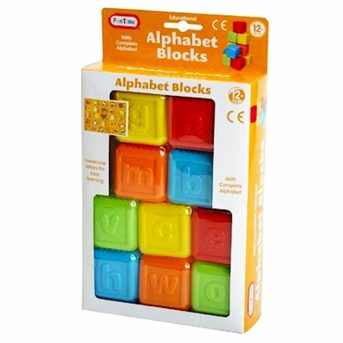 Fun time alphabet blocks lower - time,