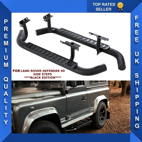 Black heavy duty side - side, step