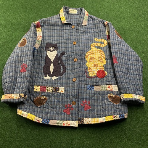 Vintage patch magic - patch, cats