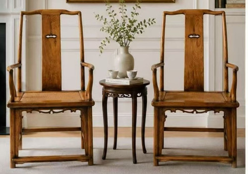 Pair vintage chinese elm yoke - vintage,