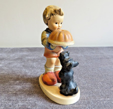 Vintage Goebel W.Germany boy with pie and Scottie dog