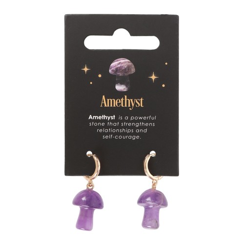 Amethyst crystal mushroom - crystal,