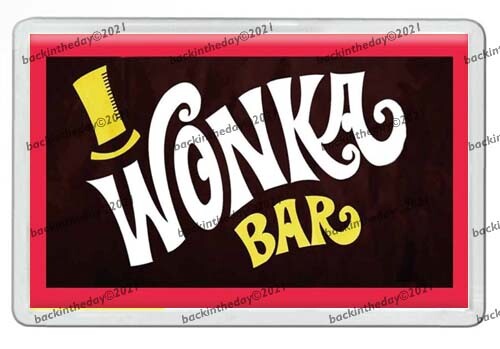 Retro wonka bar wrapper - retro,