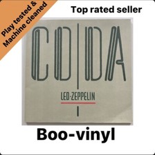 Led Zeppelin - Coda - Vinyl LP Album Record 1982 Swan song Ex / Nm Nice Copy