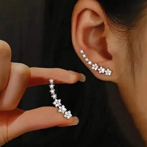 Zirconia stone stud - stone, earrings