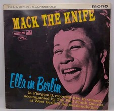 Mack the Knife: Ella in Berlin by Ella Fitzgerald Vinyl Record Mono