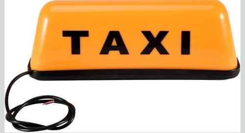 Taxi sign cab lights - sign,