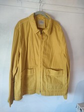 White Stuff Mens Cotton Yellow Jacket Size XXL never Been Worn