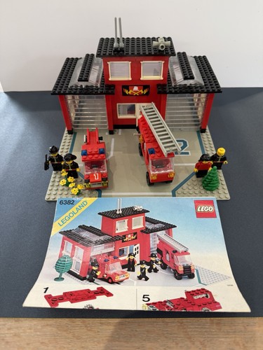 Lego town fire station - lego,