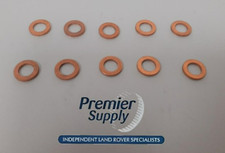 300Tdi FUEL INJECTOR SPILL RAIL LEAK OFF PIPE 10 x COPPER SEALING WASHER ERR1304