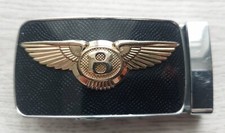 VTG Logo Bentley Automatic Belt Buckle, size 8.4 x 4 cm/ 3.3 x 1.6 in, used, UK