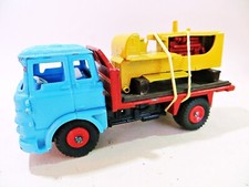 DINKY 425/435 'BEDFORD FLATBED LORRY & CAT BULLDOZER' CODE 3. BLUE. VGC. VINTAGE
