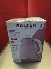 Salter Retro Kettle 1.7L Rapid Boil 360° Base Cordless 
