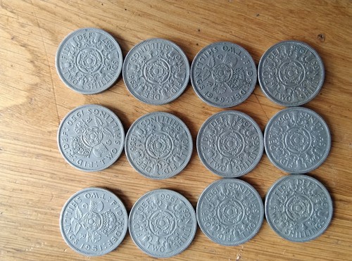 Silver florins two shillings - florins/,