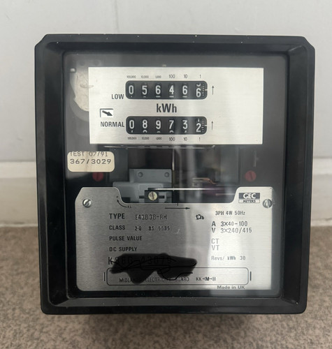 Gec meters e43b3b phase - gec,
