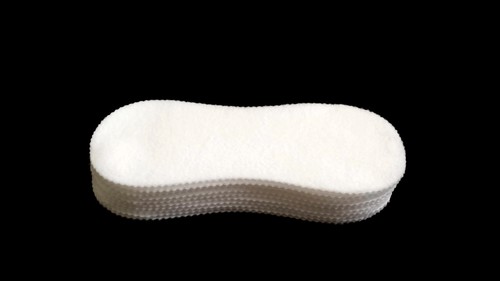 White fleece nappy liners - ,